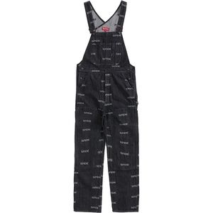 Supreme Logo Denim Overalls